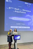 La 6 ème Nuit des Réseaux d'Aquitaine - Palais des Congrès de Bordeaux, le lundi 7 mars 2016